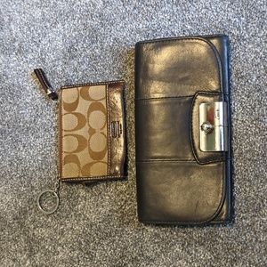 Bundle of Two Coach Wallets